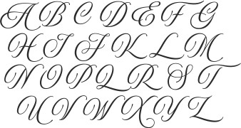 Aurora font 1